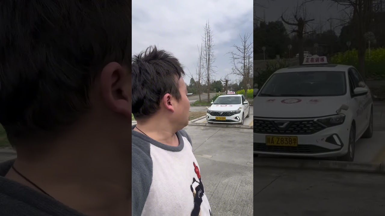 What should I do if the driver from the driving school next door comes over? #DrivingLicenseTest,