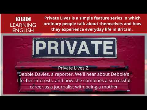 Private Lives. Part 2. | BBC Learning English.