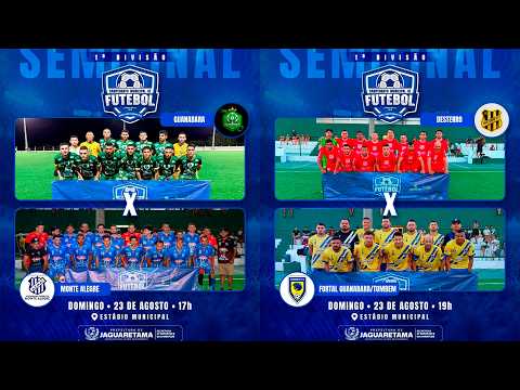 AO VIVO: Semifinais do Campeonato Municipal de Futebol de Jaguaretama-CE 2026