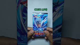 1.99$ Crazy Fake Naruto Booster Pack Opening 🥶😱🥶 #narutocards #naruto #narutoshippuden #shorts