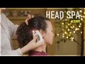 ASMR 😪 I had a head spa and scalp massage for professional scalp care ☁️ Sleep
