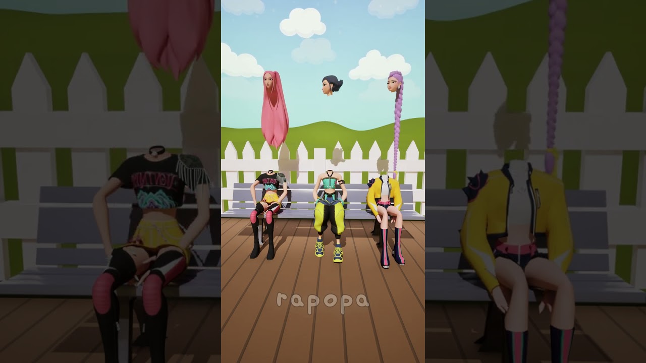 Zoey Mira And Rumi Funny Moment #scaryteacher #kpopdemonhunters #funny