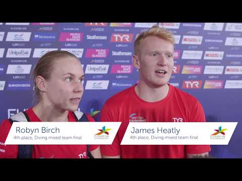 Robyn Birch & James Heatly Team Event fourth