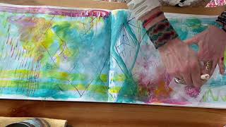 Whitney Freya Art Journalling & Reading the Intro to 30 Days to Unstoppable