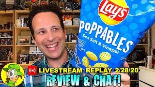 Poppables® | SEA SALT &amp; VINEGAR Review 🌊🧂| Livestream Replay 2.28.20 | Peep THIS Out!