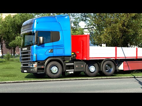 ETS 2 - Scania 164 L Transporting Plant Substrate from Rezekne to Pskov