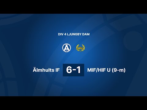 Älmhults IF - Moheda IF (6-1)