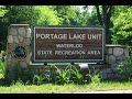 Camping at Portage Lake - Waterloo State Park, Mi