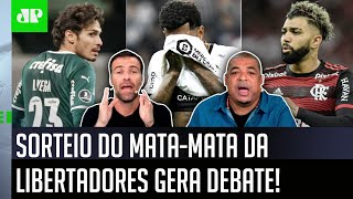 ‘É certeza que quem vai passar é o…’; sorteio do mata-mata da Libertadores gera debate