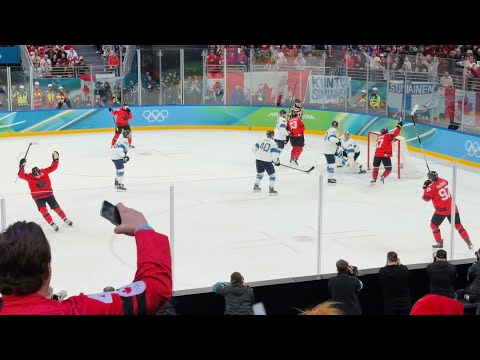 🇨🇦🇫🇮 CANADA vs FINLAND 3:2 | Olympic Hockey Semifinal 2026 Fan Experience 
