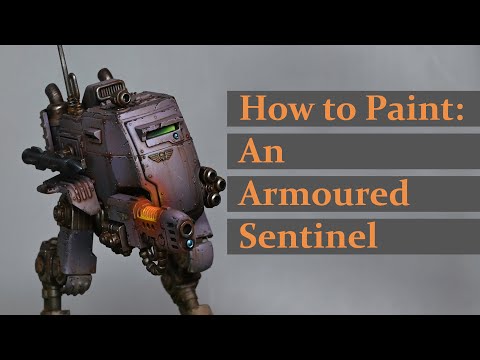 How to Paint an Imperial Guard Armoured Sentinel