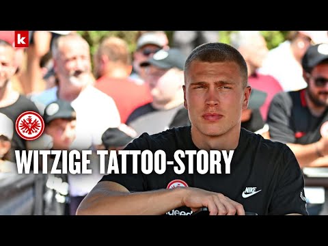 Alkohol und eine Meisterfeier in Barcelona: Kristensens besondere Tattoo-Story | Eintracht Frankfurt