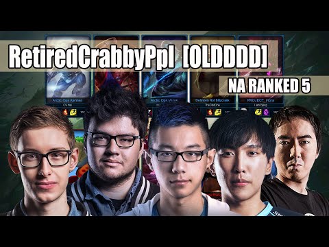 RetiredCrabbyPpl vs Trollll! Dyrus, TheOddOne, Bjergsen, DoubleLift and Hai play ranked 5's! NA 5.20