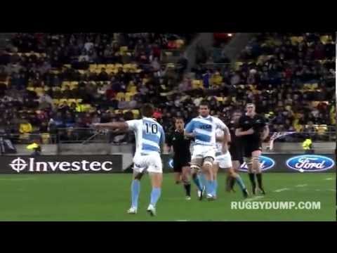 Juan Martin Hernandez's banana-swerve kick vs the All Blacks