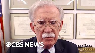 John Bolton says Trump "wants out" of Iran war, but "doesn't know what to do" 