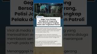 Viral Teror Pocong Bersajam Rampok Rumah Warga Tangerang, Polisi Janji Tangkap Pelaku