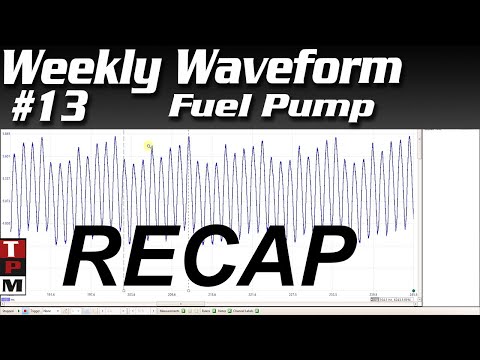 Weekly waveform 13 recap - Fuel pump Current waveforms