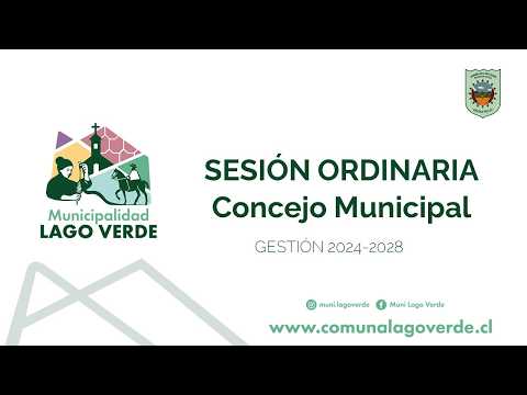 Sesión Ordinaria N° 46 del H. Concejo Municipal de Lago Verde