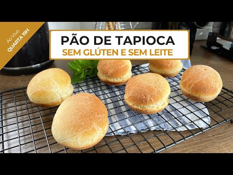 Pãozinho de Tapioca | RECEITA SEM GLÚTEN e LACTOSE | Chef Sandra Freitas