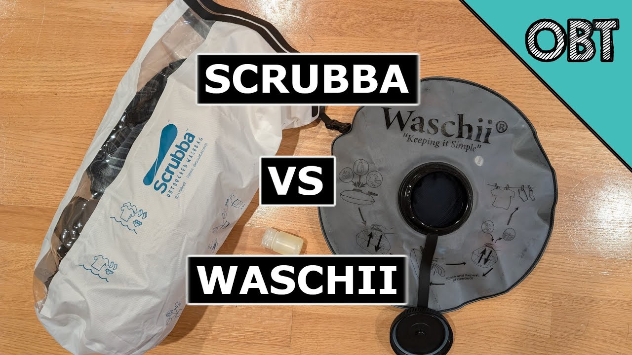 Scrubba vs Waschii Laundry Bag Comparison - Easy Travel Laundry Bags For Minimalist Travelers