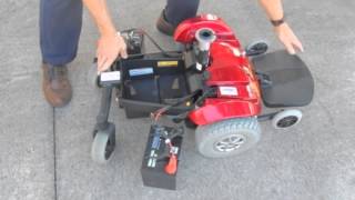 Disassembling of a Jazzy Select Power Chair With Attendent Control