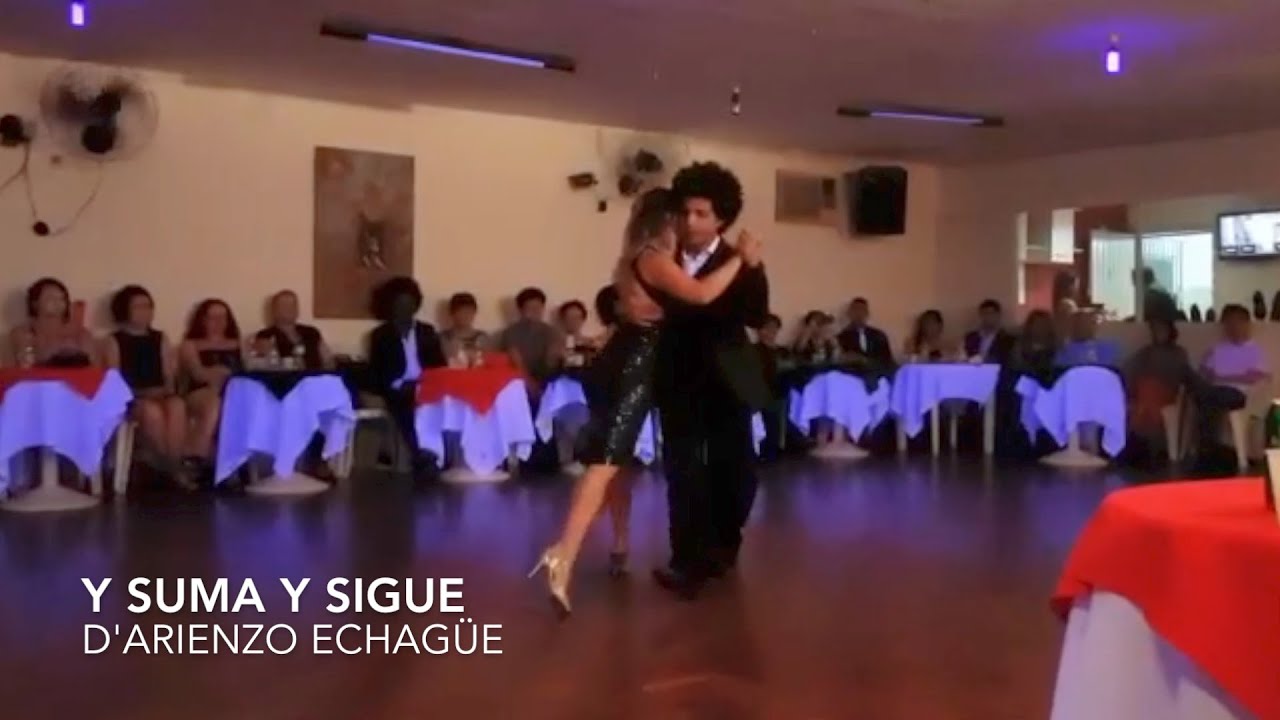 Vinicius Souza y Gaby Mataloni en Trasnochando Milonga, São Paulo 2/3