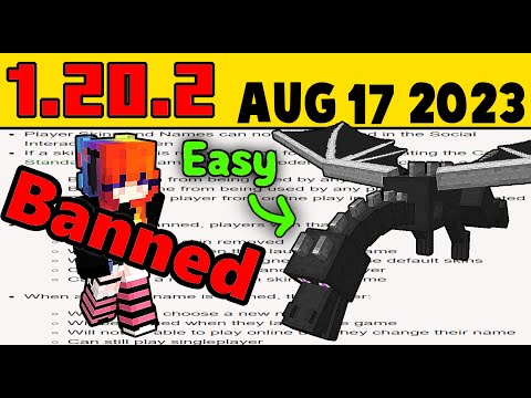 BAN Skins and Names in Minecraft + Nerf Mob Attack | 23w33a Minecraft snapshot review