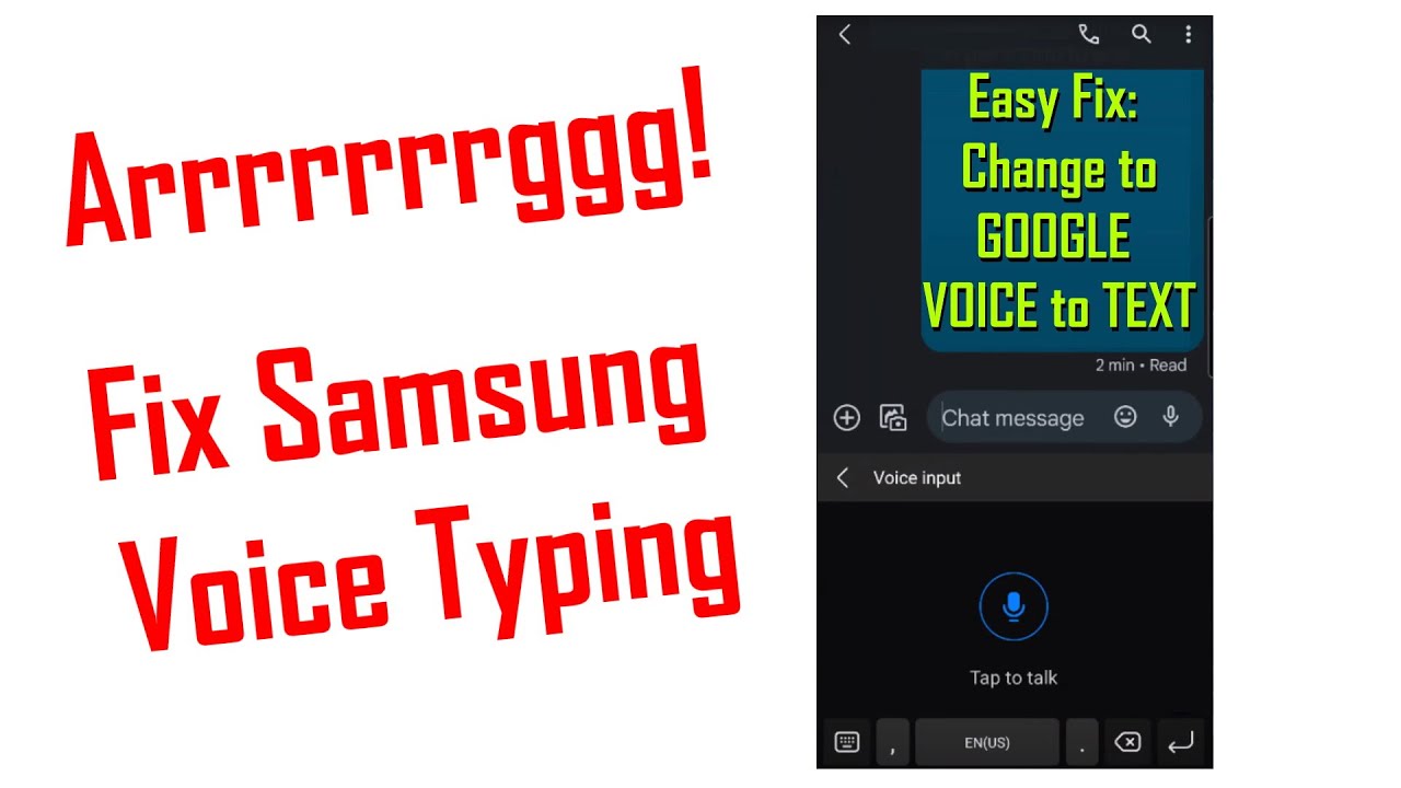Why isn't my voice to text working on my Samsung? Tipseri