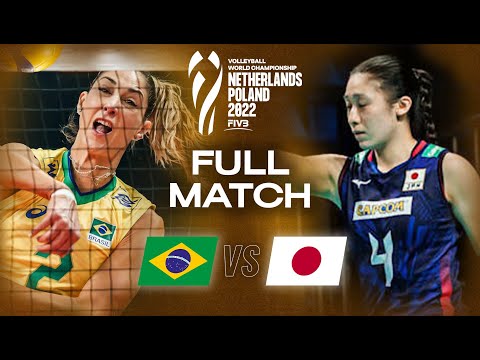 Brazil 🇧🇷 vs. Japan 🇯🇵 - Women's World Championships 2022 | Full Match - Volleyball