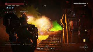 Warhammer 40000  SPACE MARINE 2 - When Salamander Heavy is Your Reinforcements.