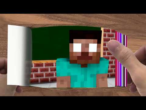FLIPBOOK   Monster School  The Teacher Got Sick   Minecraft Animation003