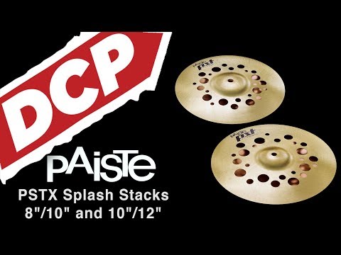 Paiste PSTX Splash Stack Cymbals 8"/10" image 5