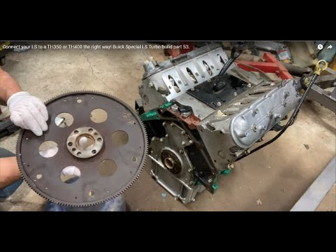 LS to a TH350, TH400, or Powerglide without trashing your thrust bearing!  LS Turbo build part 53.