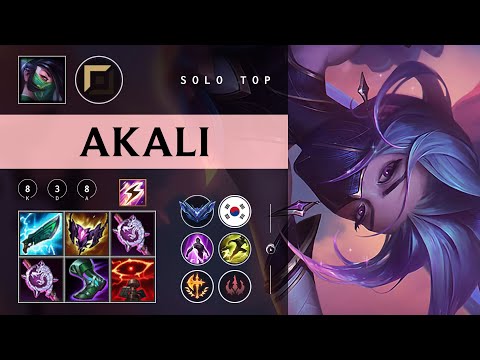 Akali Top vs Malphite - KR Diamond Patch 26.01