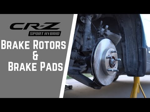 How to change Honda CRZ Front & Rear Brake Rotors & Pads! (2010-2016 CRZ)