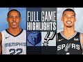 GRIZZLIES at SPURS | FULL GAME HIGHLIGHTS | November 18, 2023
