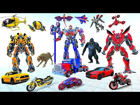 Bumblebee Ultimate Robot Jet Car Transforming 2023 - Android iOS Gameplay