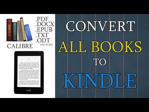 Transfer any book format to KINDLE using CALIBRE || 2021