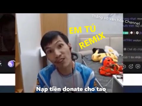 Donate Cho Tao Remix - Em Tú Sena ft Thằng vô văn hóa Channel (Official MV)