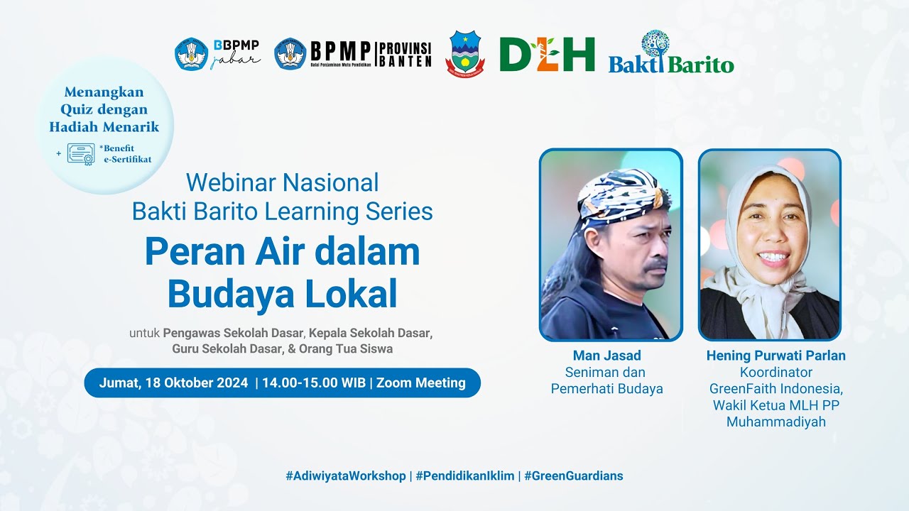 Webinar Series: Peran Air dalam Budaya Lokal