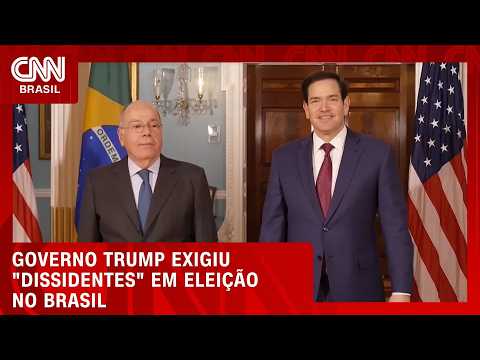 EUA queriam “dissidentes” em eleição no Brasil para negociar tarifaço | LIVE CNN