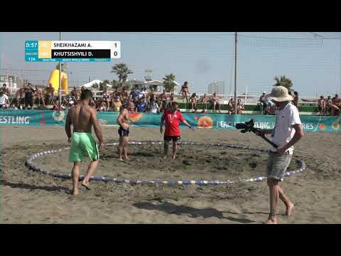1/2 Men's BW - 80 kg: A. SHEIKHAZAMI (IRI) v. D. KHUTSISHVILI (GEO)