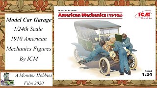Model Car Garage - 1910 American Female Mechanics By ICM - Female Mechanics by ICM 240009