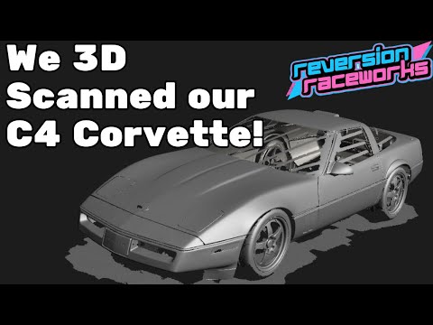 We 3D SCANNED our CORVETTE! How to 3D Scan a Car with Peel 3D!