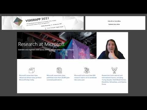 "Data-driven Storytelling" Nathalie Henry Riche (VISIGRAPP 2021)