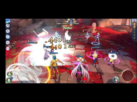 Passando última missão do Livro do Shun (histórias) : Saint seiya awakening