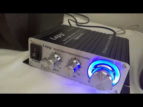 Lepy LP-2020A test with metal song