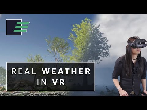 Real Weather in Virtual Reality by Accso & Deutscher Wetterdienst