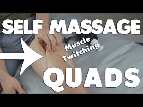 Self Massage Your Own Quads *Crazy Muscle Releases* | Massage Therapy