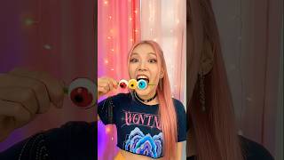 🍡GUMMY EYES COLORMIX MAKEUP ♥️🤩😅👀 #subscribe 